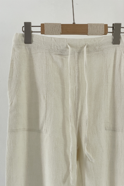 Crop Pant - White